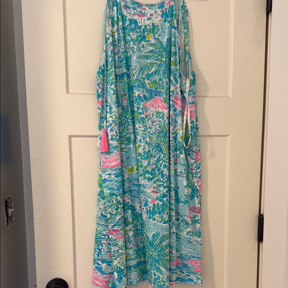 Lilly Pulitzer Blue and Pink Mini Dress